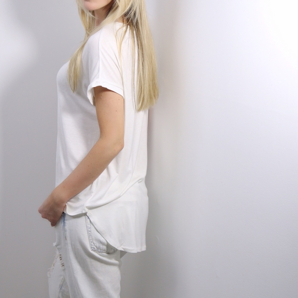 Soft Ivory White T Shirt - Picture 4 of 4